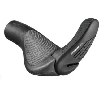 Gripy s rohy Ergon GP3 Gripshift L černé