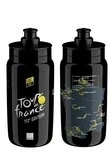 Láhev Elite Fly Tour de France Map 0,5L černá 