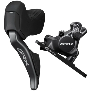 Řazení a třmen Shimano GRX Di2 ST-RX825+BR-RX820 přední