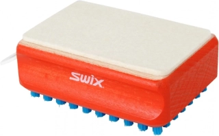 Kartáč Swix T166B combi nylon/s jemnou bílou plstí