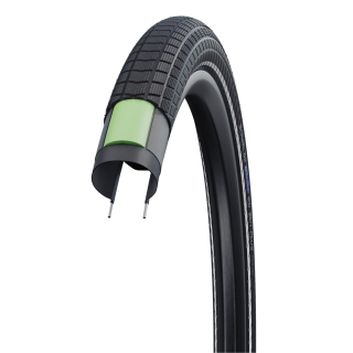 Plášť Schwalbe Big Ben Plus 27,5x2,15, 55-584 DD GreenGuard černý reflex - drát