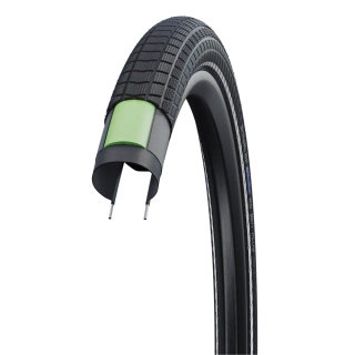 Plášť Schwalbe Big Ben Plus 28x2,15, 55-622 DD GreenGuard černý reflex - drát