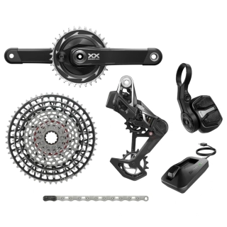 Sada Sram XX SL T-Type Eagle Transmission AXS Powermetr 1x12s DUB, 10-52z, 175 mm