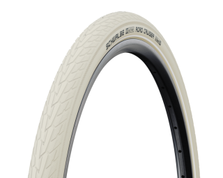 Plášť Schwalbe Road Cruiser 42-622 KevlarGuard krémová+reflexní pruh neskládací