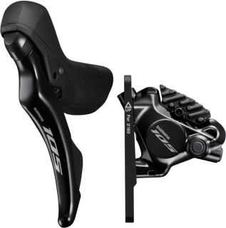 Řadící a brzdová páka a třmen Shimano ST-R7120 levá
