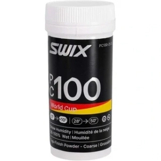 Skluzný vosk Swix PC100 WC prášek Coarse WET 20g