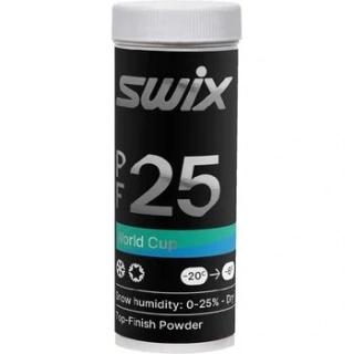 Skluzný vosk Swix PF25 WC prášek Fine DRY 20g