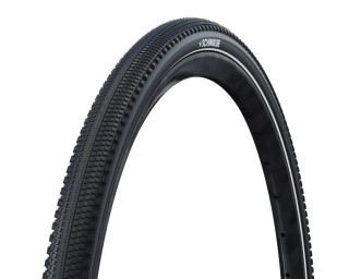 Plášť Schwalbe G-One Comp Plus 35-622, 28x1,35 PunctureGuard Green reflexní pruh neskládací