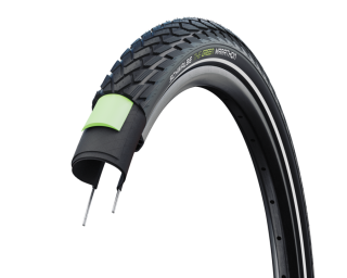 Plášť Schwalbe Marathon Green 16x1.35, 35-349 Addix Eco GreenGuard reflexní pruh neskládací