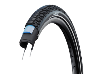 Plášť Schwalbe Marathon Plus Tour 37-622, 28x1,4 AddixGreen SmartGuard reflexní pruh neskládací
