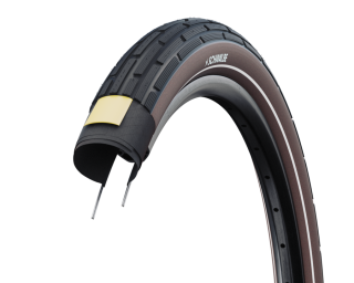 Plášť Schwalbe Motion Fat Frank 50-622, 28x2,0 Black/coffee Green K-Guard reflexní pruh