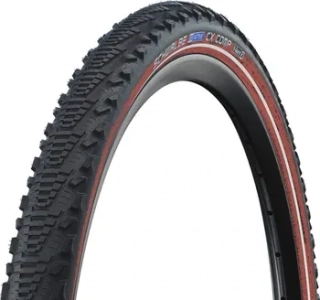 Plášť Schwalbe CX Comp 40-622, 28x1,5 KevlarGuard bronzový bok reflexní pruh neskládací