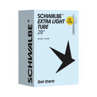 Duše Schwalbe 28 SV17 EL extra light 28/44-622 galuskový ventilek 60mm černý