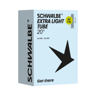 Duše Schwalbe 20 AV7 EL extra light 40/60-406 40mm