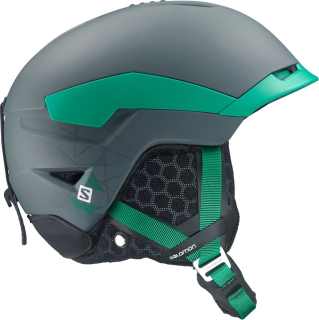 Lyžařská helma Salomon Quest Black-Green 14/15