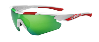 Brýle Salice 012 ITA White/RW green/transparent